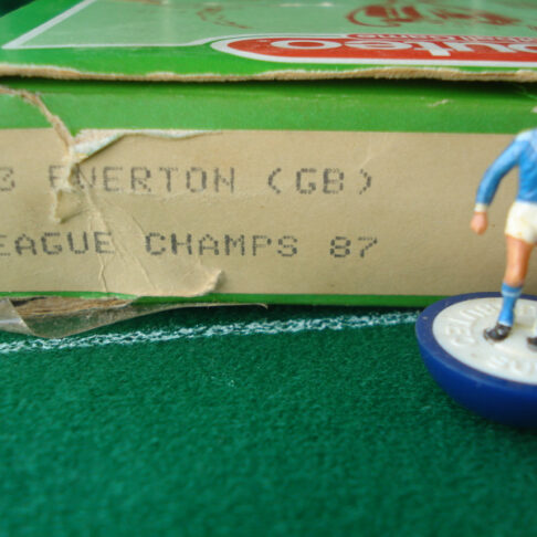 Equipo Subbuteo Everton Campeón de Liga 1987