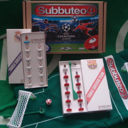 Lote Subbuteo F.C Barcelona - Real Madrid Champions League